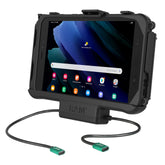 RAM Mount USB-C active holder+ Data dock Samsung Tab Active5 & 3 USB-C